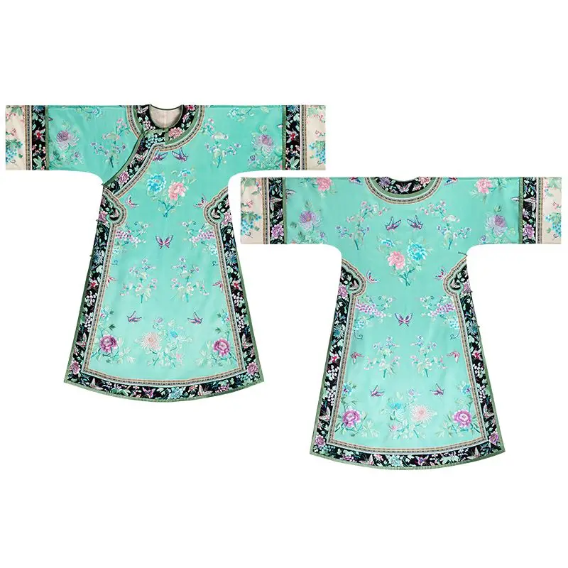 

Silk Spring and Autumn Restoration Heavy Industry Embroidery Chinese Flag Cloak Ruyi Trimmed Cloak