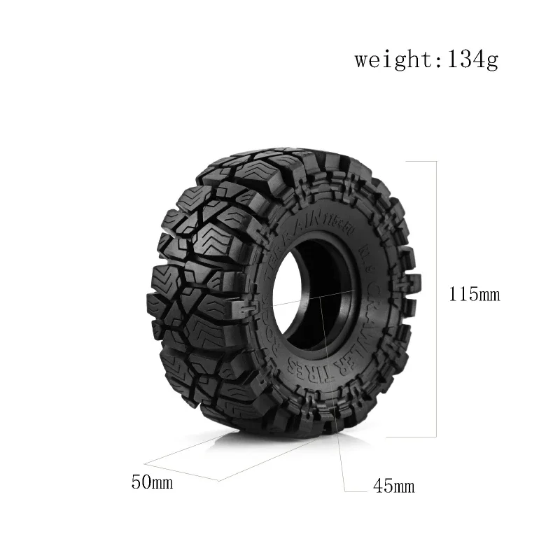 4 pz 1.9 gomma pneumatico ruota pneumatico per 1/10 RC Crawler auto Axial SCX10 Pro Capra TRX4 RC4WD D90 Redcat