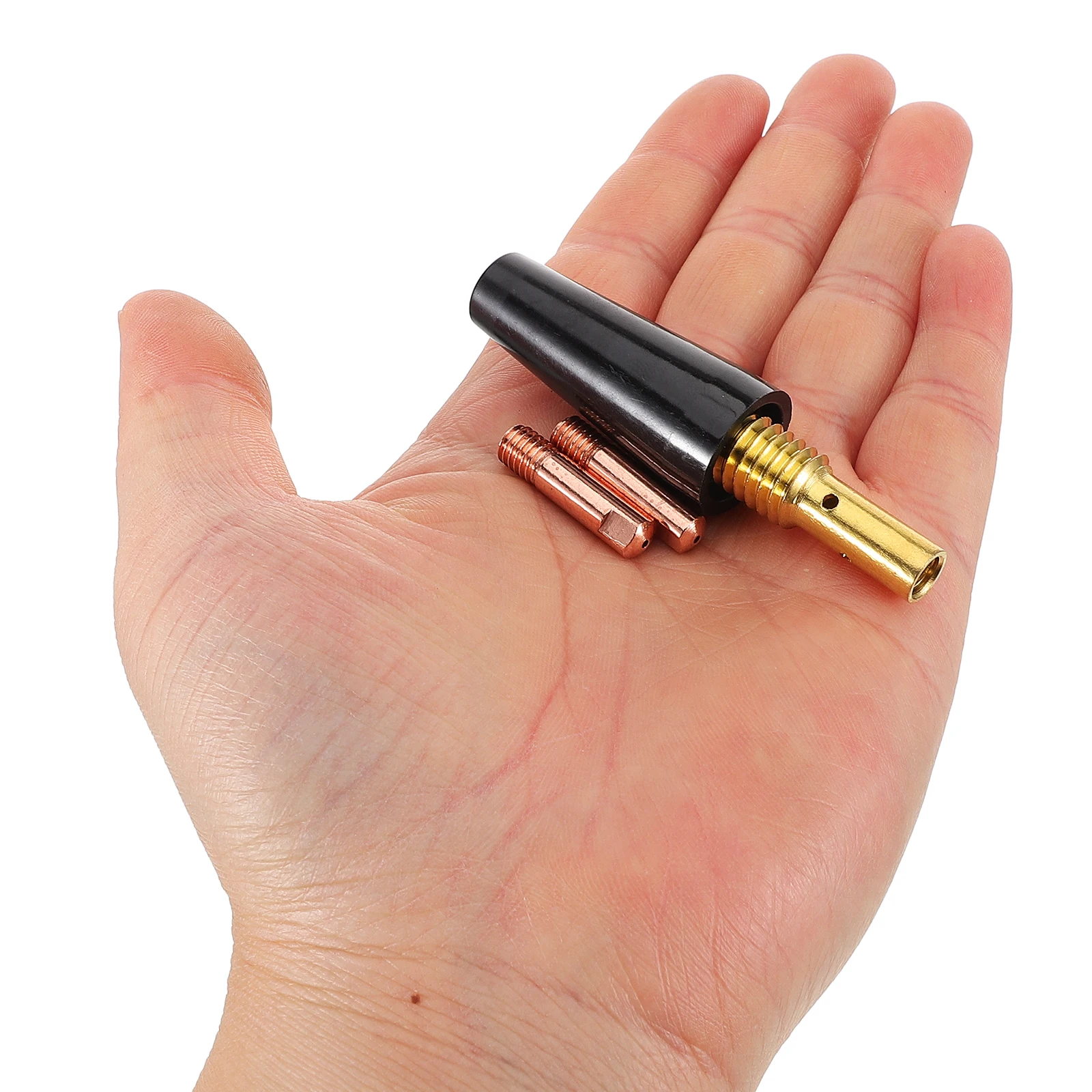 

MIG Nozzle Flexible Welding Tip Attachment Accessories Gas Soldering Tool Multi-use Replacement for Mig Welder Brass Plastic