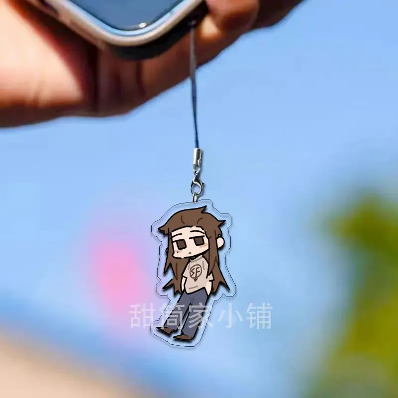 Sallyface KeyChain Men Anime Key Chain Women Acrylic Car Cosplay Japan Key Ring Pendant Party Phone Charm Kids Friends Gift