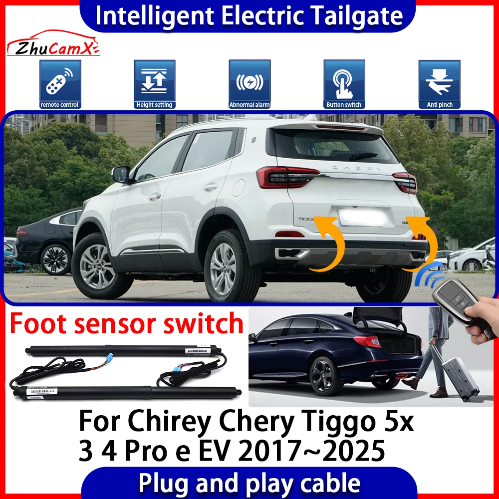 

Automatic Lifting Opening Trunk Intelligent Electric Tail Gate Lift Tailgate for Chirey Chery Tiggo 5x 3 4 Pro e EV 2017~2025