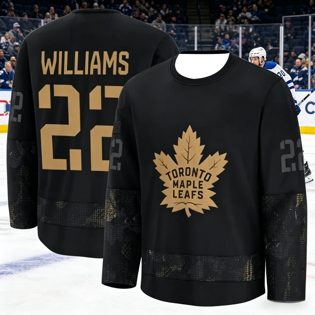 2026 Men's New Ice Hockey Training Shirt - Maple Leaf Fan Series 3D Print - Breathable, Quick-Drying Long-Sleeved Kids