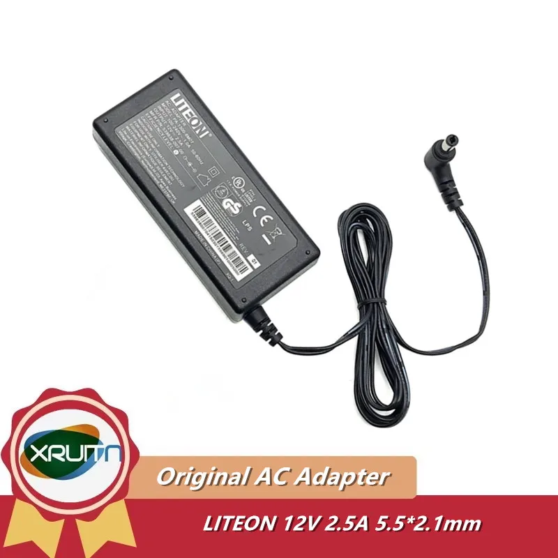 Genuine Liteon PA-1300-8M02 AC Adapter Charger P/N 539838-005-00 Power Supply Adaptor 12V 2.5A 5.5*2.1mm