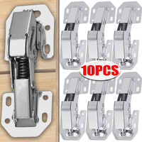90 Degree Steel Cabinet Hinges Hole Cupboard Door Buffer Hydraulic Hinge Kitchen Soft Close Hinges DIY Furniture Hardware Tools