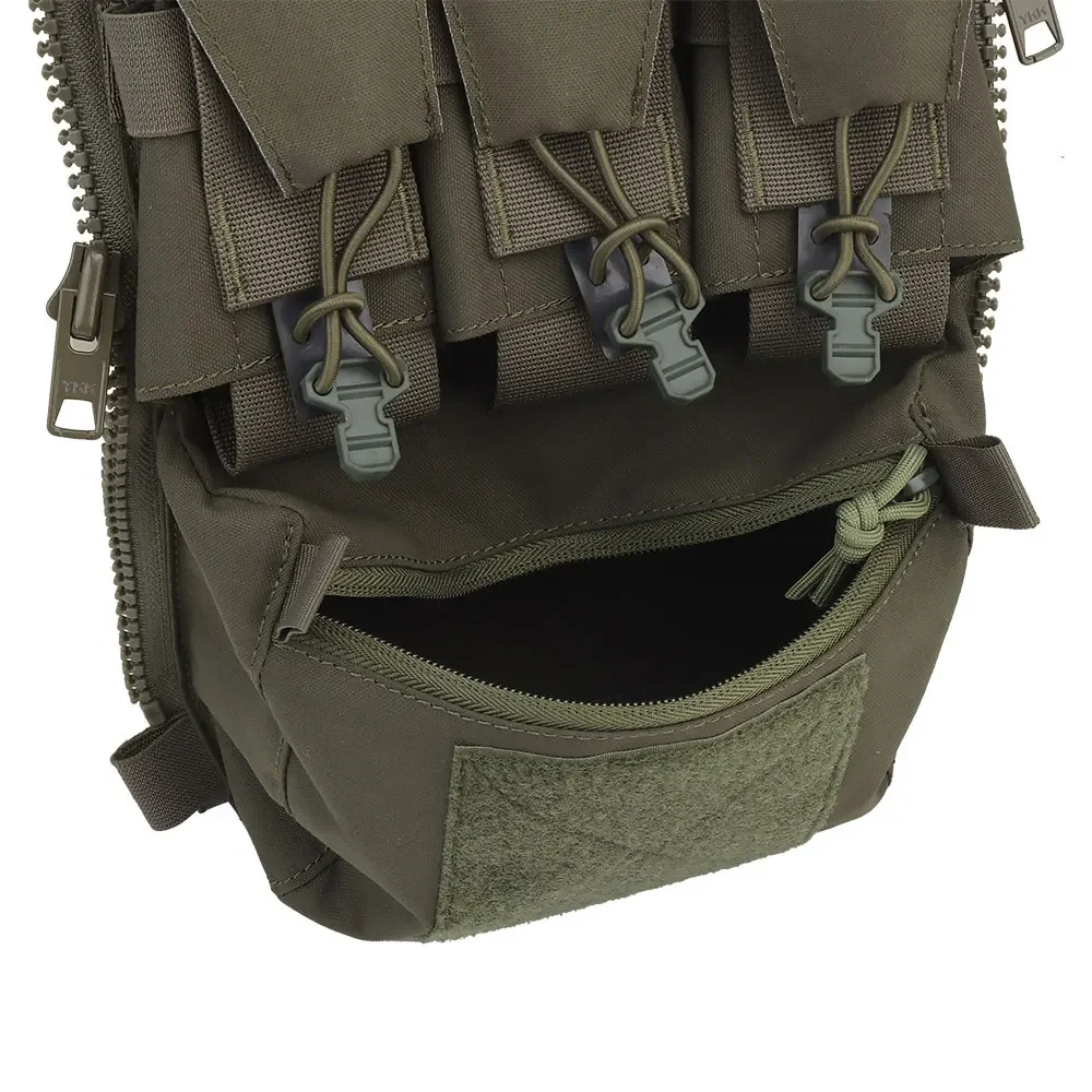 V5 FCPC Rückenplatte mit Reißverschluss, taktische Weste, Rückenplatte, Dreifach-Tasche, Plattenträger, Airsoft-Weste, Erweiterungstasche, Zubehör – Detail 24