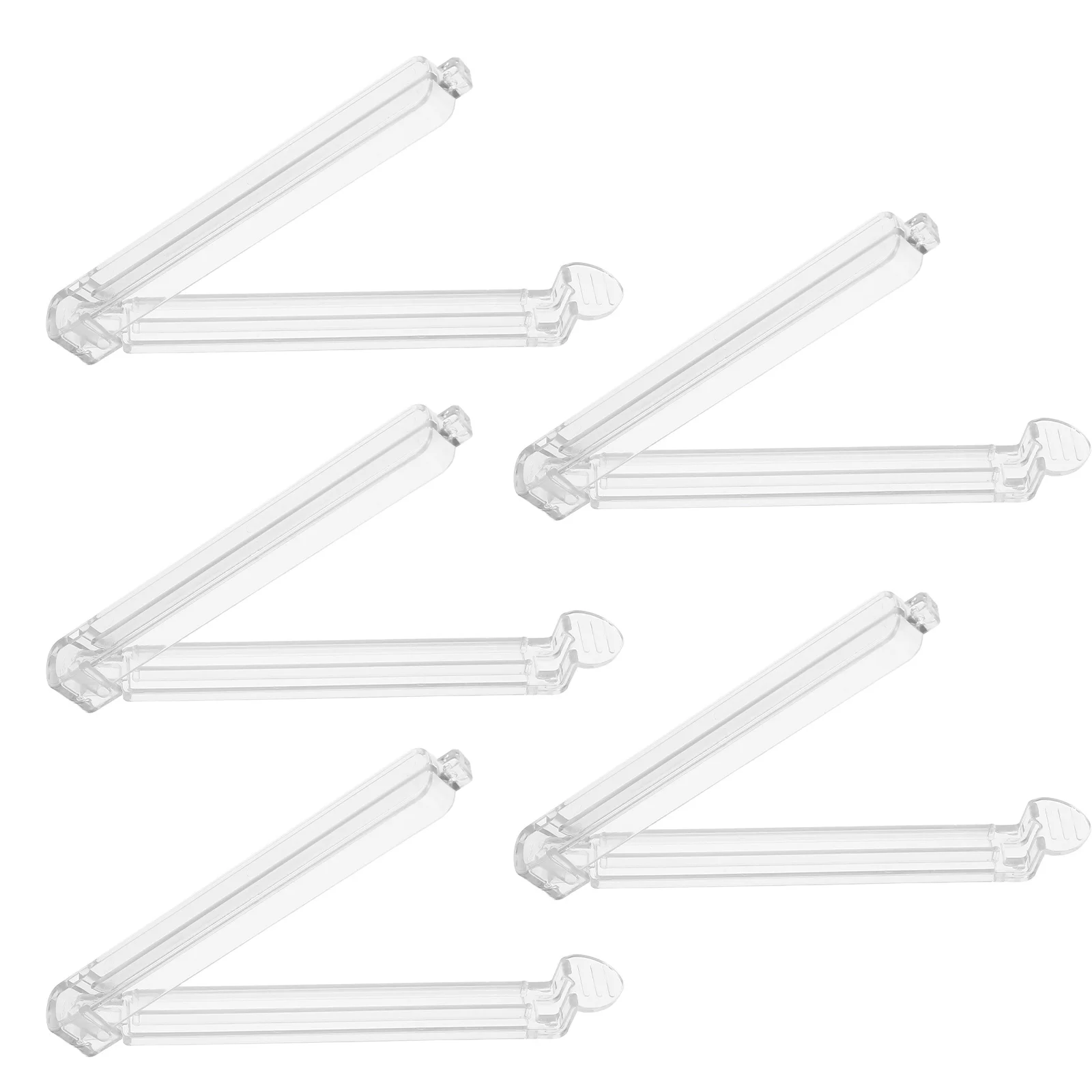 5Pcs Food Bag Clips Leakproof Sealing Clips Kitchen Pantry Clamp for Snack Chip Tea Coffee Storage Freshness Preservation