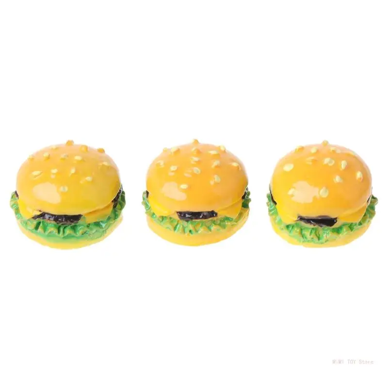 

Children's Toy Hamburger Pretend for Play for Doll Accs Kids Miniatur