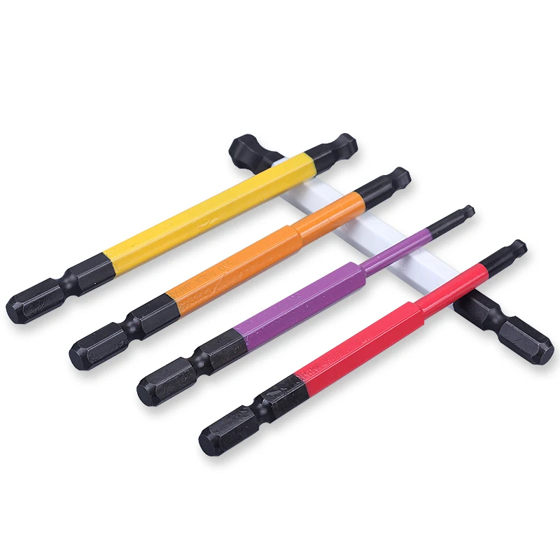 ANEX Color Bit, Ball Point, Single Head,  ACBP-2/2.5/3/4/5/6/8 Mm,Insertion Shaft Diameter: 0.25 Inches (6.35 Mm)