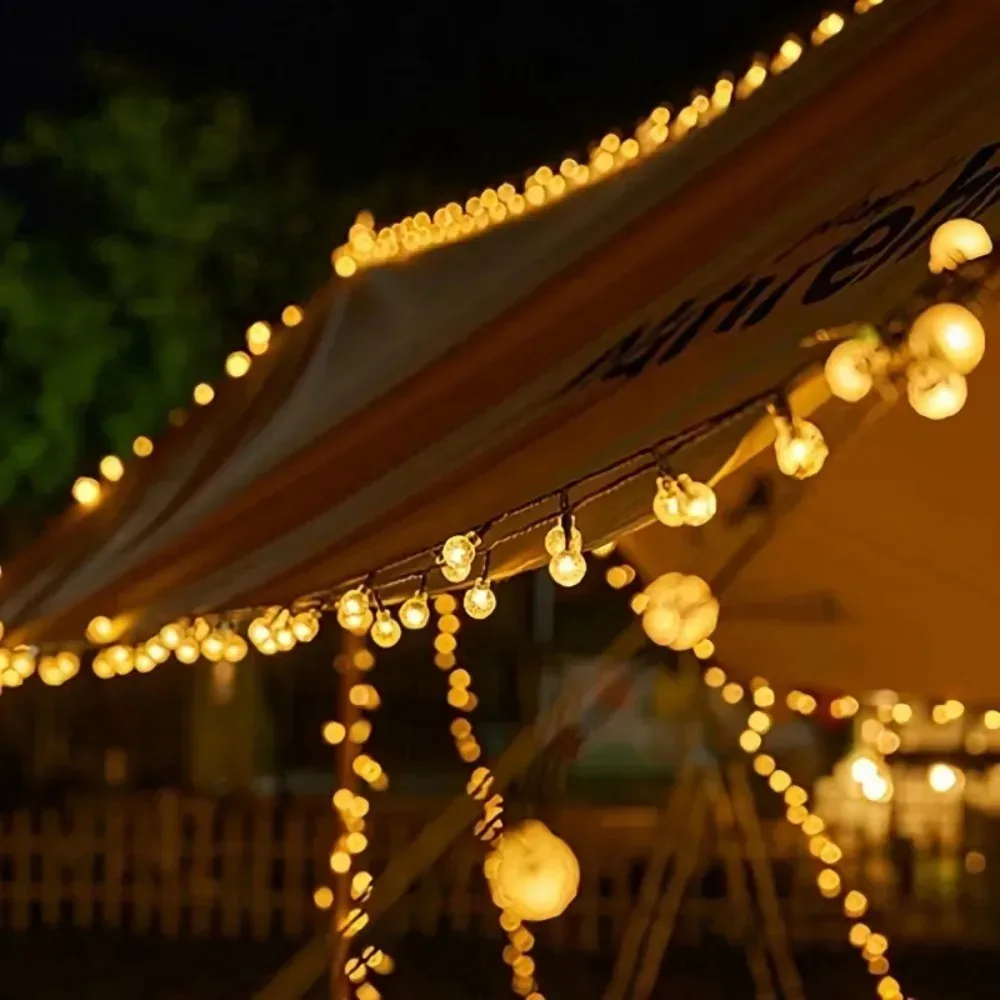 Waterproof Outdoor Ornament Solar Fairy String Lights 12M 100 LEDs Yard Lighting Christmas Tree Wedding Garden Decor