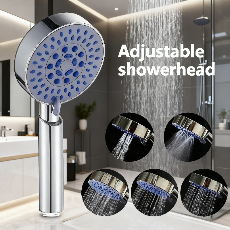 Ajustável grande chuveiro de água casa banheiro cabeça chuveiro multifuncional impulsionador cabeça chuveiro do banheiro acessórios ferramentas