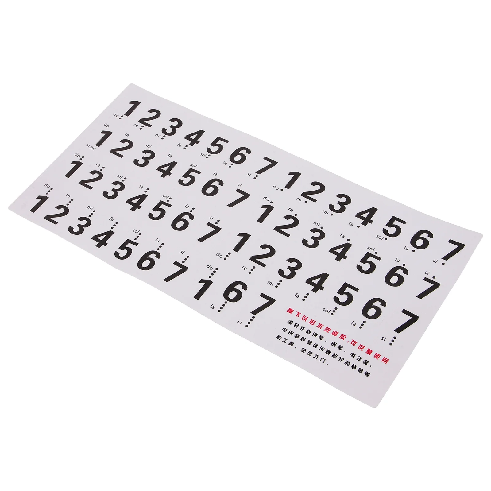 88 Keys Piano Key Stickers Keyboard Number Stickers Piano Stickers For Piano Keyboard Adhesive Sticker Musical Instruments Parts