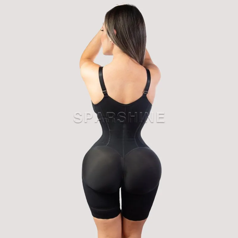 Women Waist Trainer Plastic Fish Bone Double Compression Thin Strap With Bra Body Shaper Women Slimming Shapewear