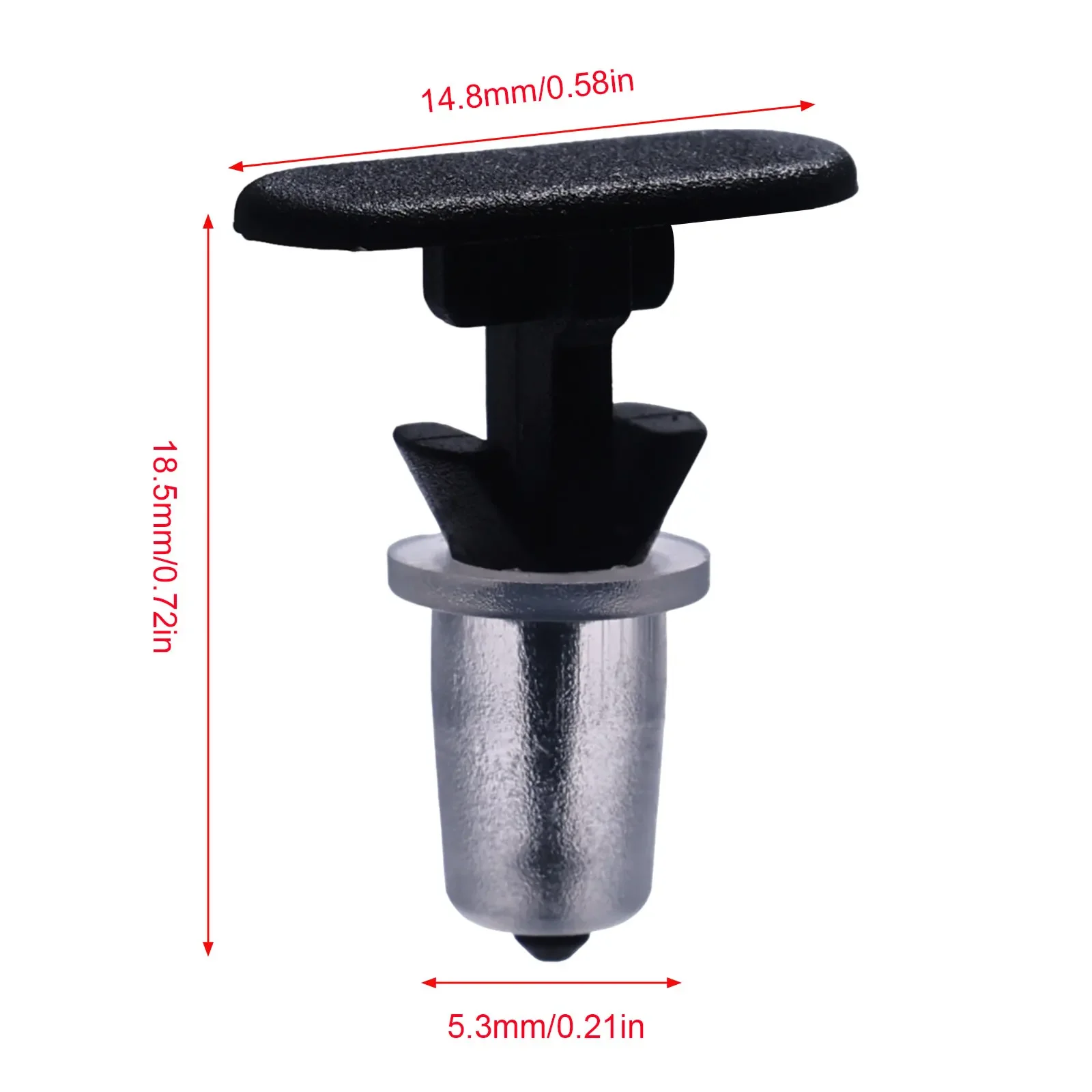 1H0837719 Plastic Fastener Clip Door Surround Weatherstrip Rubber Gasket Retainer For Transporter Golf Caddy Replacement