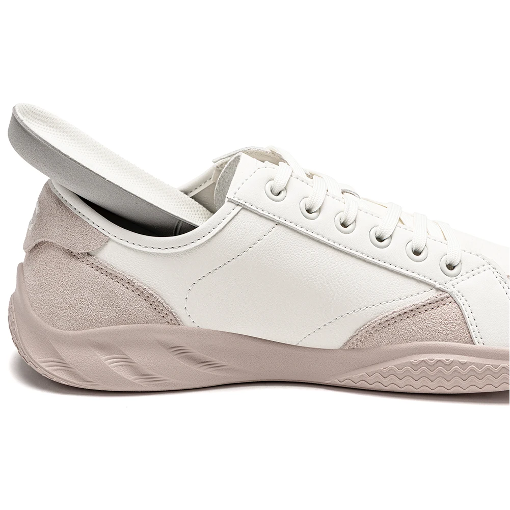 HOBIBEAR Barfußschuhe für Damen und Herren, breiter Zehenbereich, leichte Turnschuhe, lässige, farblich abgesetzte Wanderschuhe aus Kunstleder – Detail 15