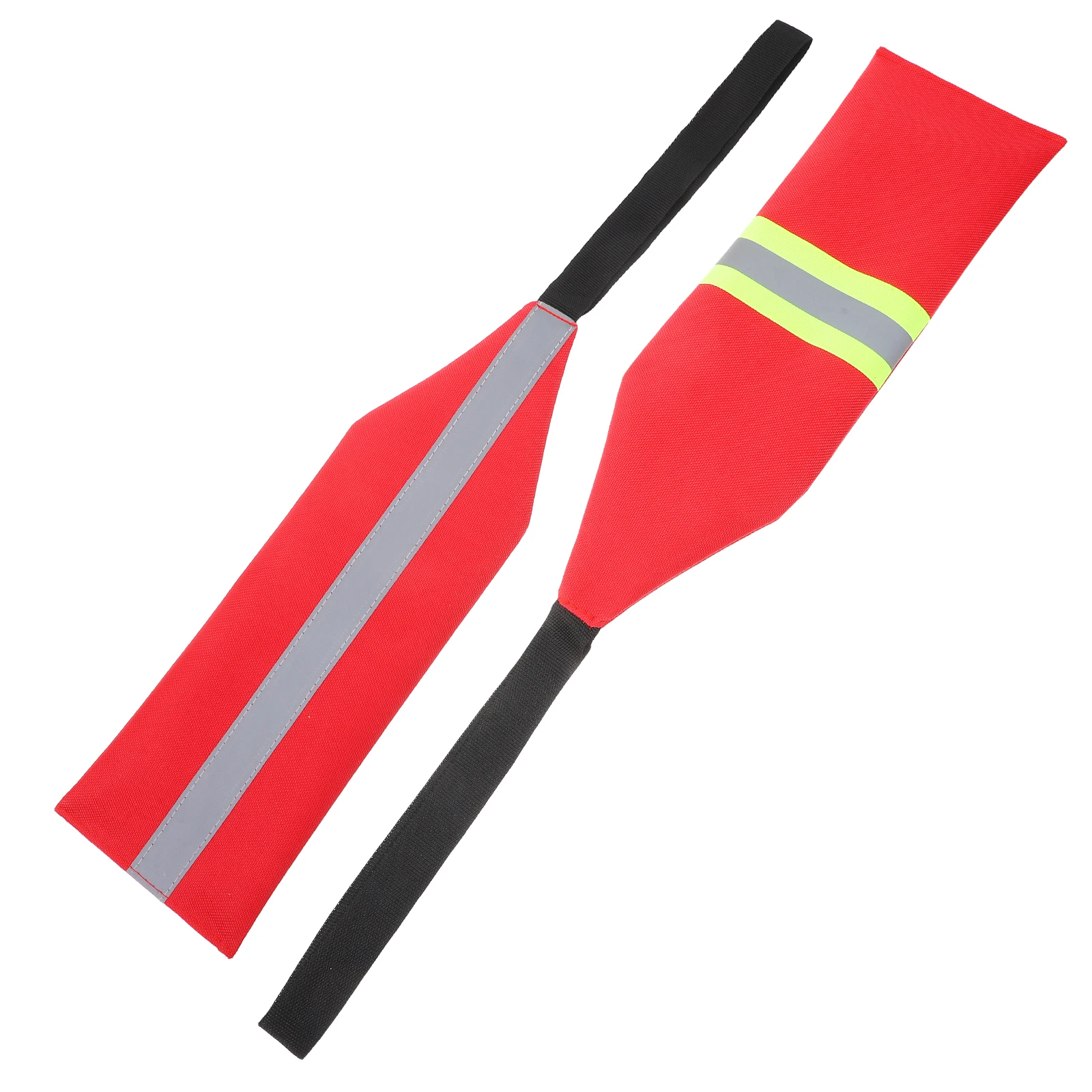 

2 Pcs Kayaking Travel Tow Flag Oversized Reflective Tape High Visibility Safety