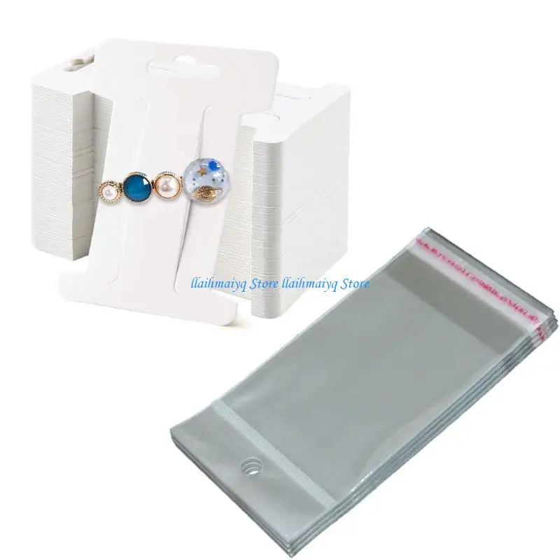 573B حزمة من 100 بطاقة هير دبوس بطاقات العرض متعددة الاستخدامات لإكسسوارات الشعر متعددة الاستخدام #2