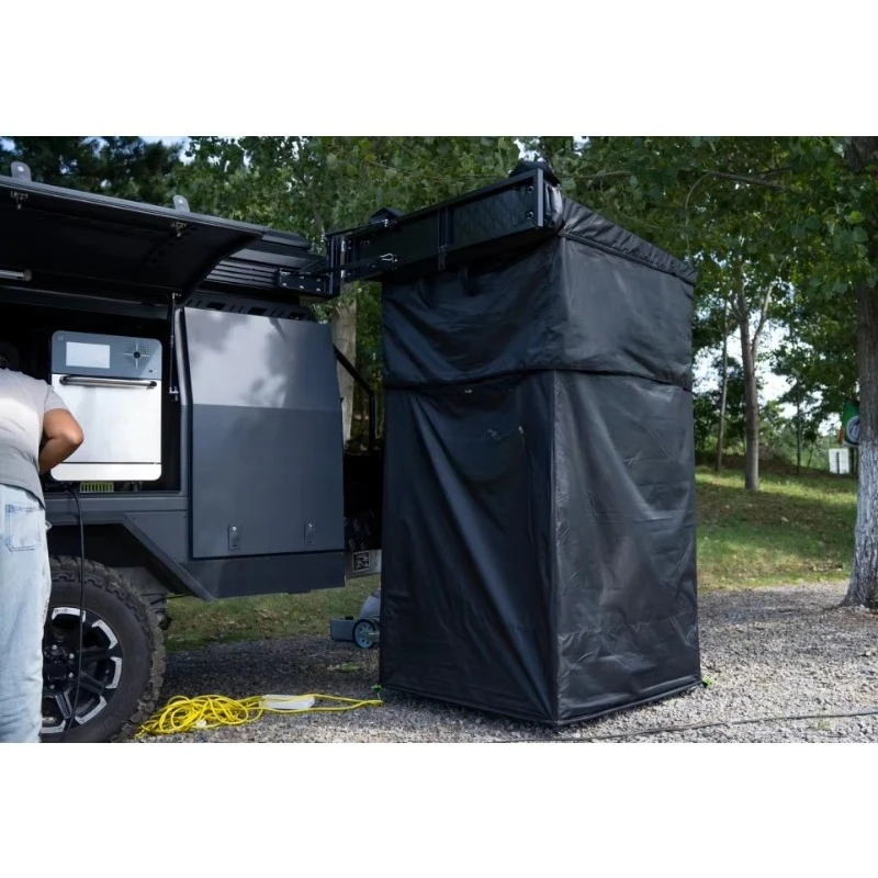 Outdoor privacy shower tent is suitable for RV, pickup, camping waterproof foldable bath tent portable outdoor toilet