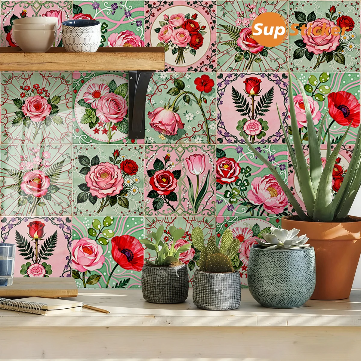 Bloemen citroenschil & plak mu - Commercial Kitchen Wall Panels recensie en prijs