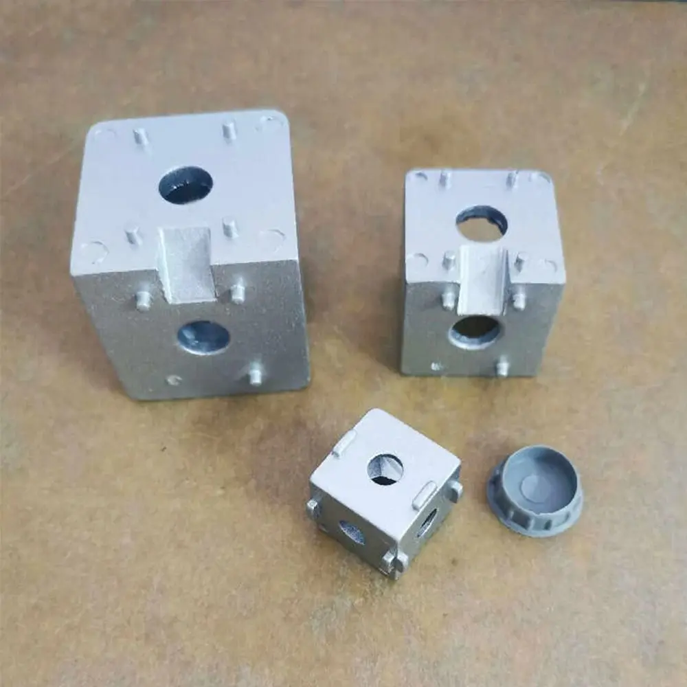 1Pcs 2020 3030 4040 4545 Aluminum Cube Corner Connector Aluminum Cube Design Cube Corner Connector Corner Fastener Profile Joint