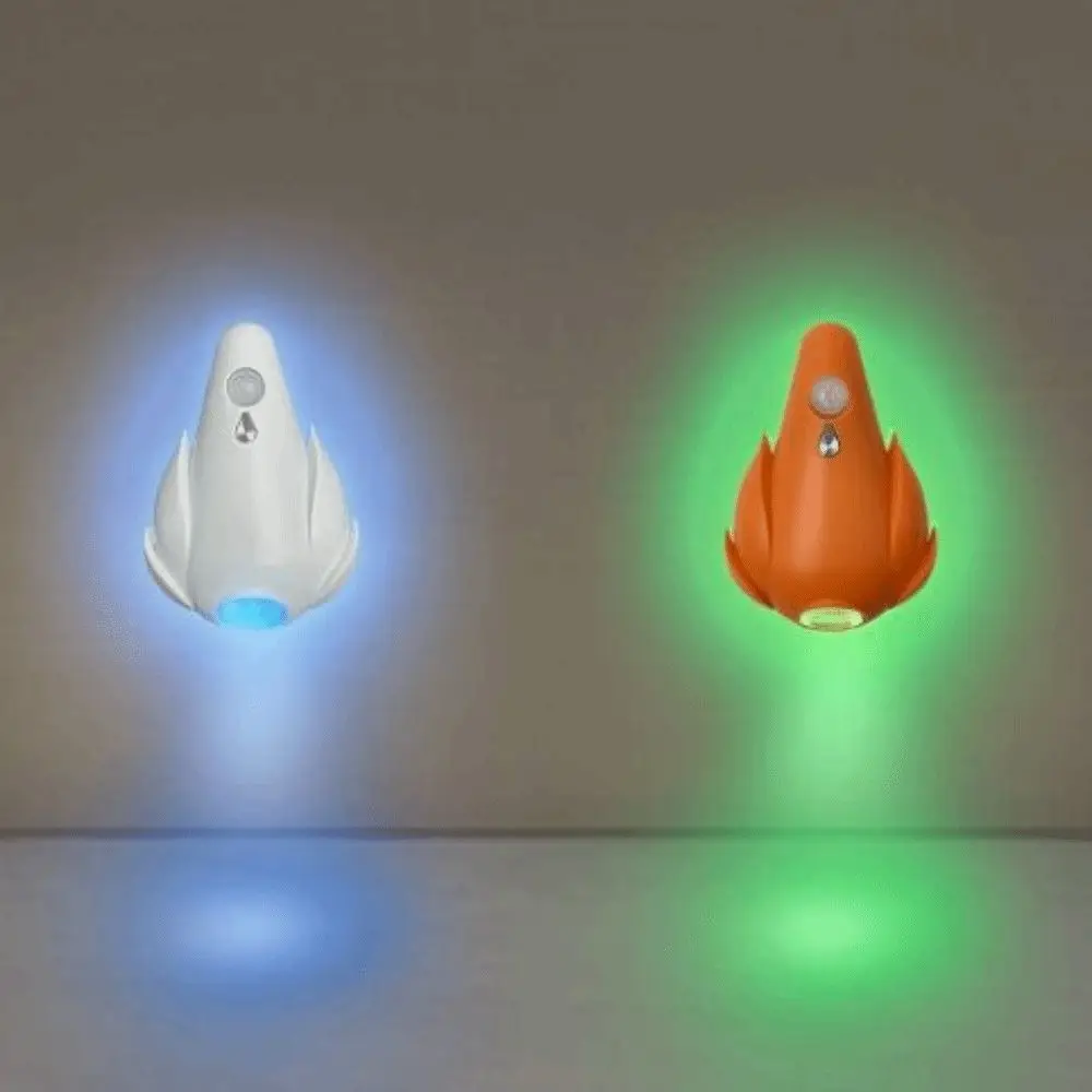 USB Rechargeab Smart Motion Sensor Night Light Human Body Detection 7Color Toilet Bowl Light Energy Saving Ambient Lighting