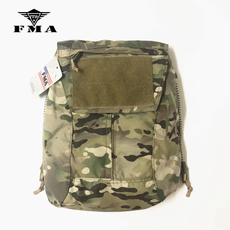 FMA Tactical Zipper-on Panel Pouch Multicam for TMC CPC AVS JPC2.0 Pouch Shooting Vest Plate Carrier