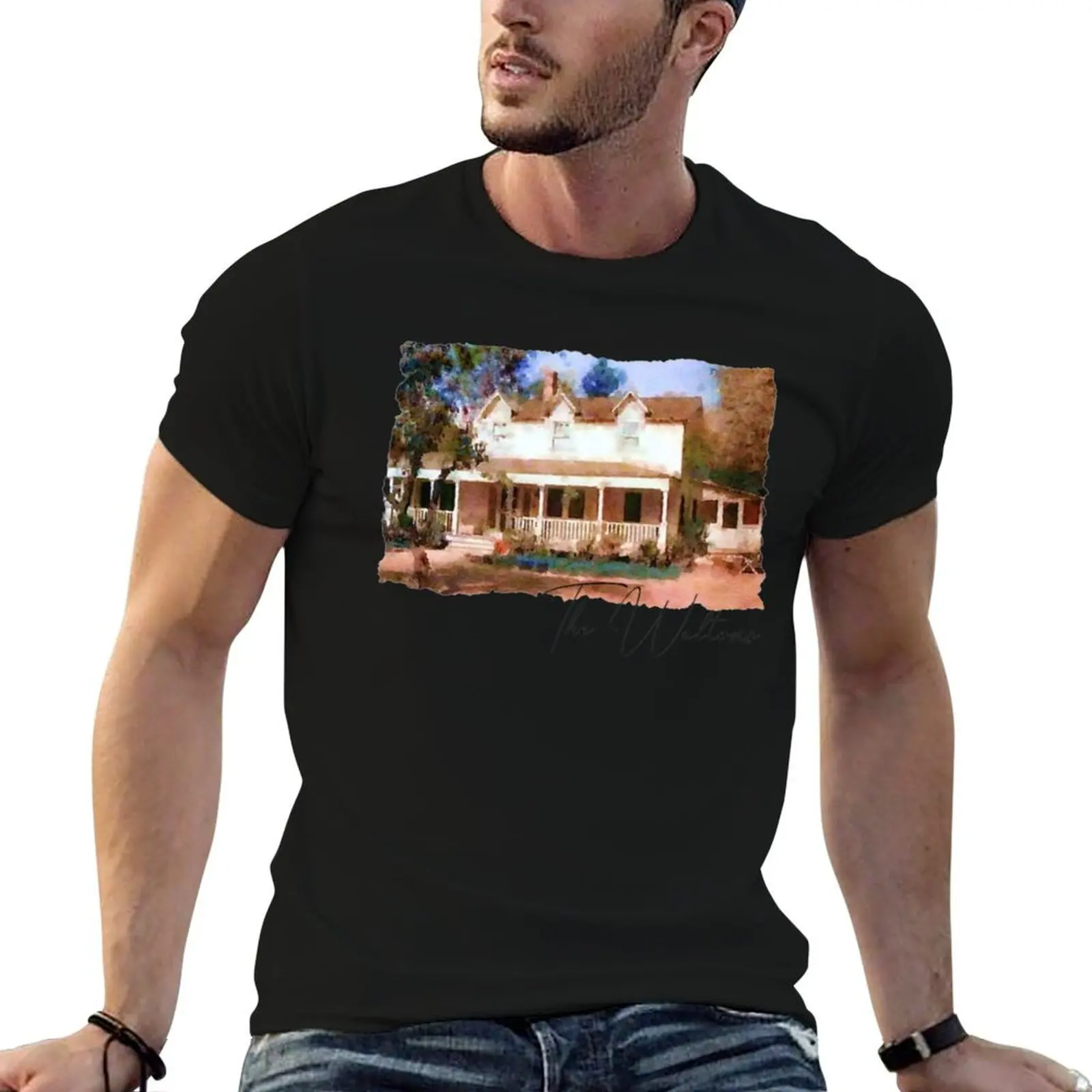 

The Waltons House T-Shirt graphic t shirts for man cotton t shirt man T-Shirt