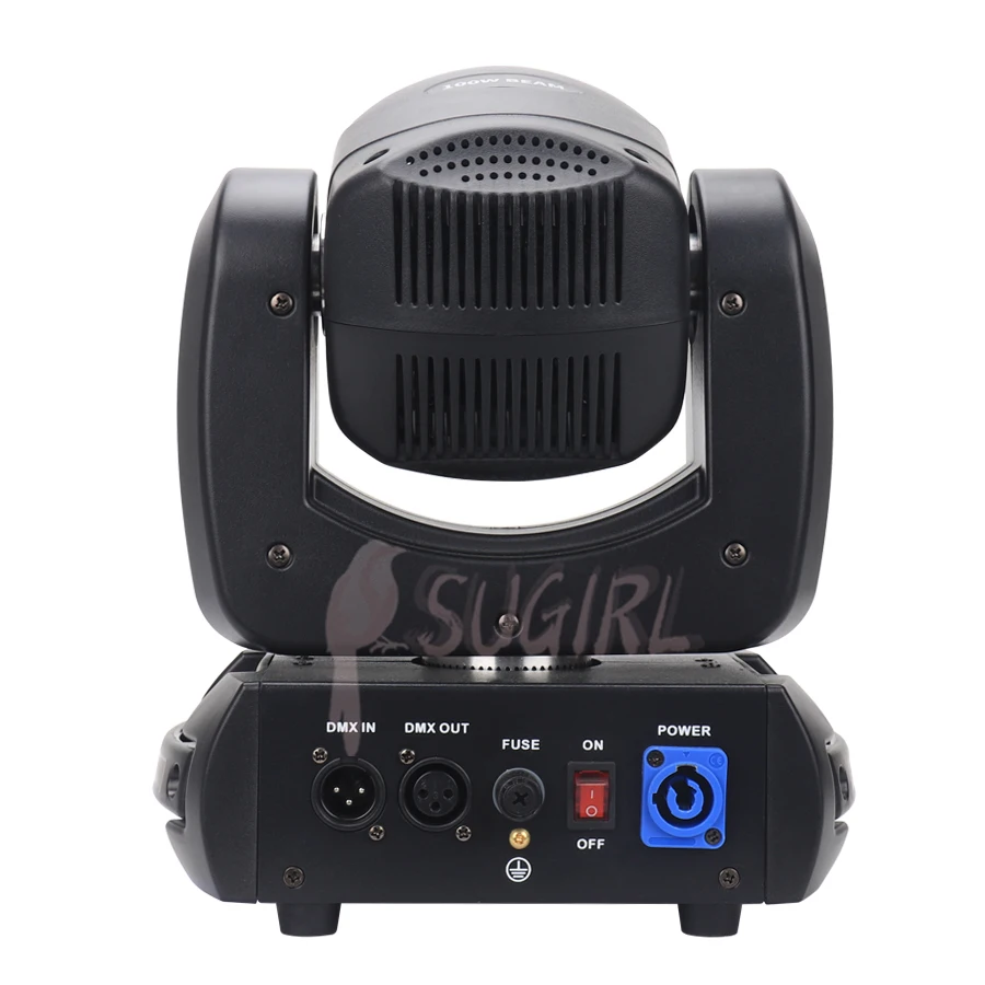 Imagem -05 - Led Moving Head Light com Dmx Control Feixe 2r Spot Lyre Stage Padrão Light Prisma de Rotação 1x 100w Super Nenhum Imposto