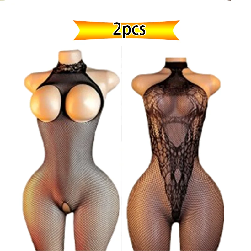 2-Pack Women's Fishnet Bodysuit – make every night something to look forward to; suitable for everyday wear or festive occasions