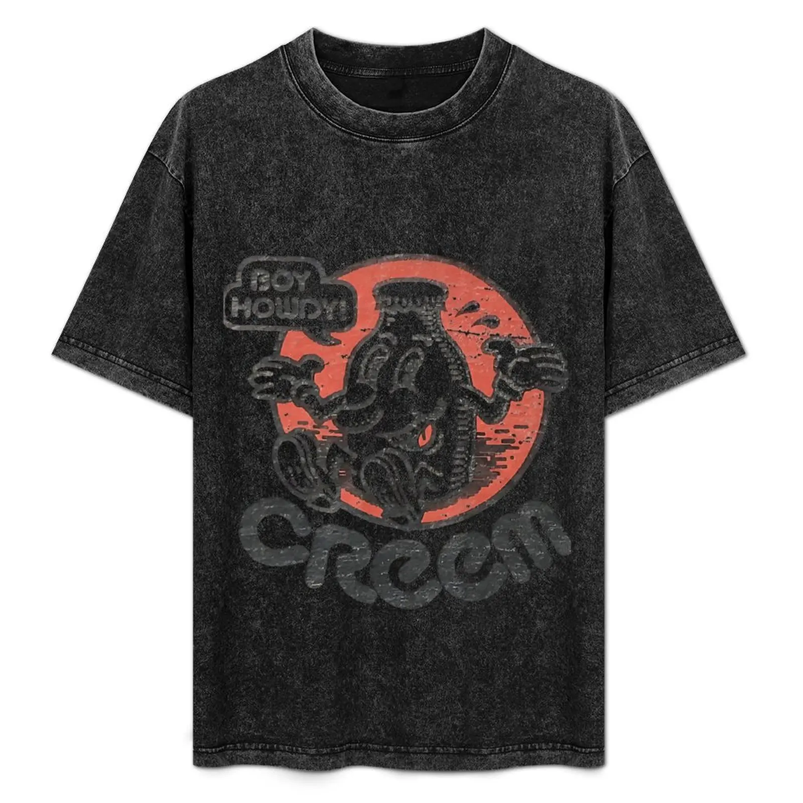 

RETRO GRAPHIC OFFICIALLS CREEMS MAGAZINE BOYS T-Shirt Vintage Print Crew Neck Tee