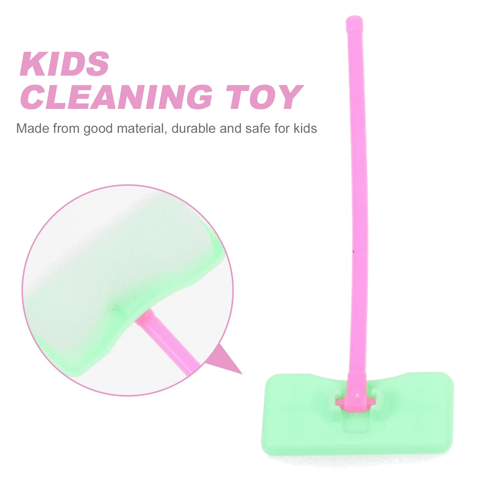 9 PCS Simulation Sanitary Ware Toys Kids Educational Cleaning for Toddlers Tool Small Abs Plaything Child Mops