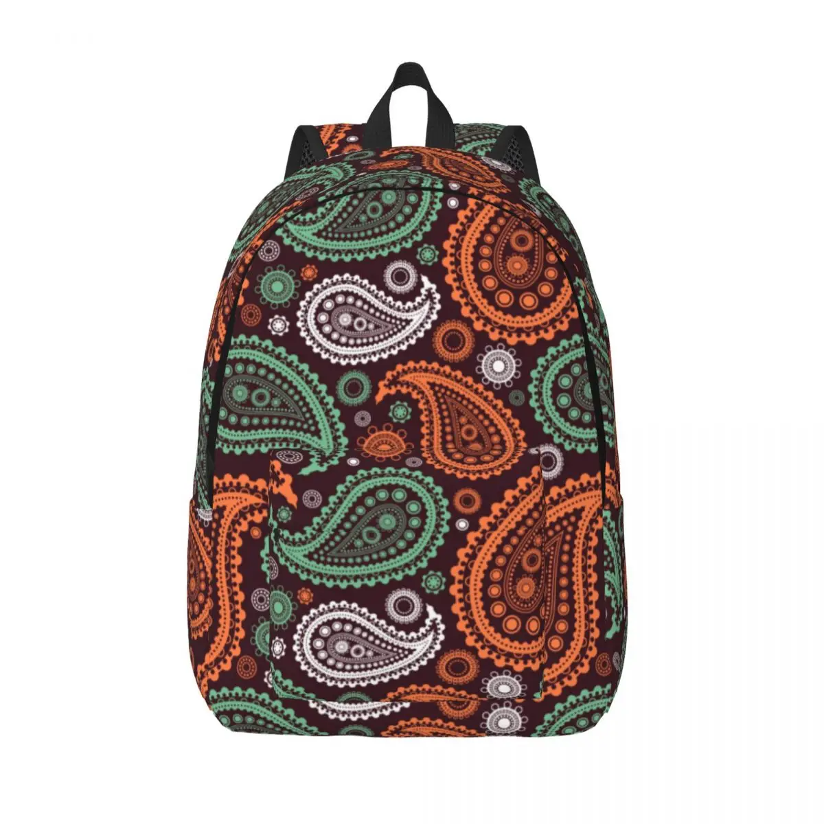 

Paisley Chicano Bandana Style Cool Backpack with Pocket High School Hiking Daypack for Men Women Laptop Computer Canvas Bags