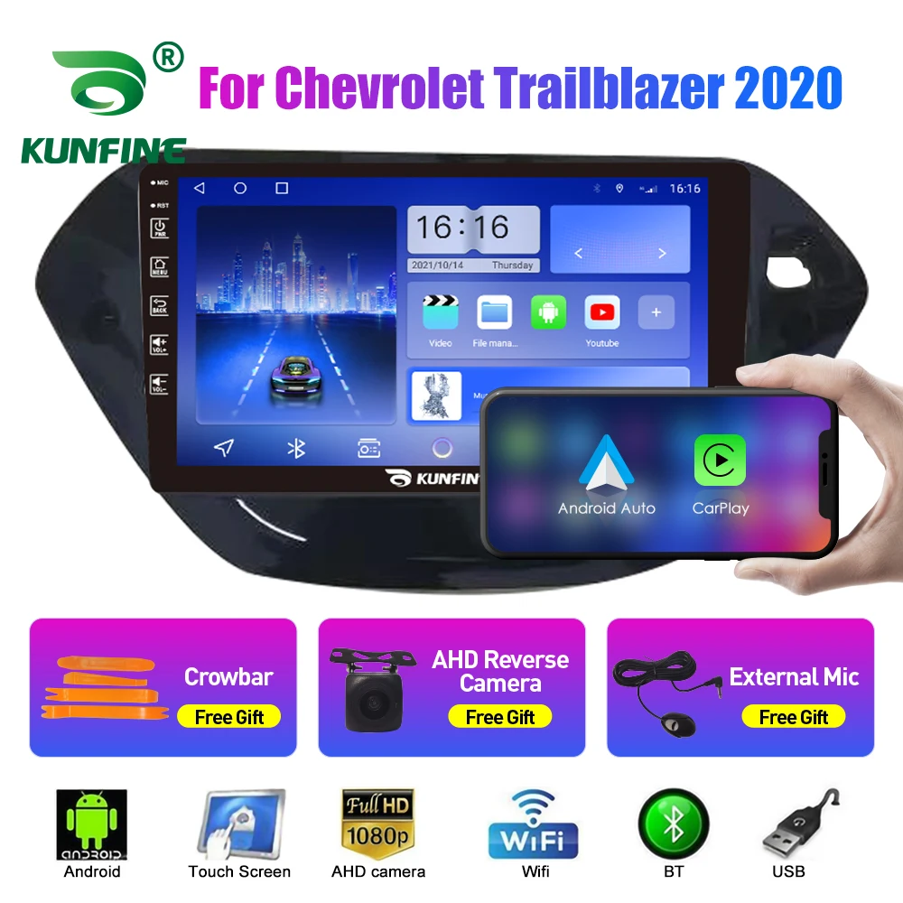 2Din Android Car Radio For Chevrolet Trailblazer  2Din Car Stereo GPS Navigation Video Player Carplay Android Auto BT WIFI 4G He