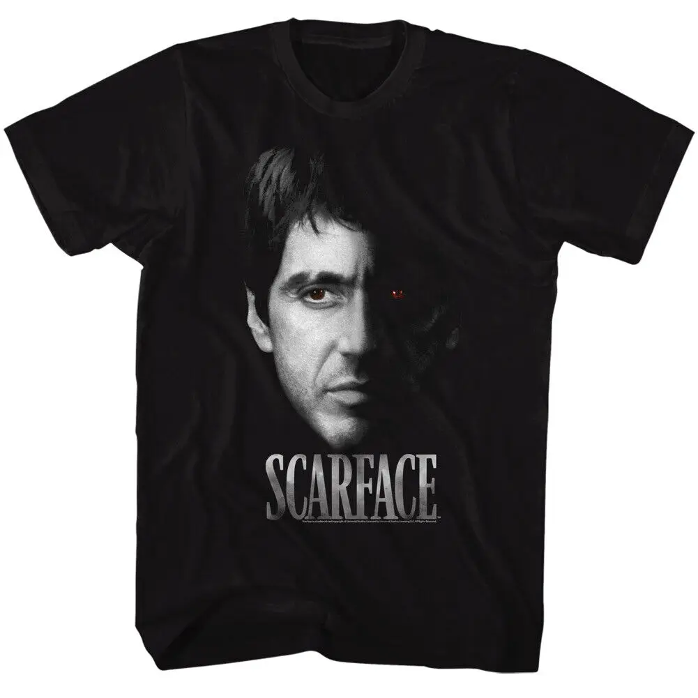 Scarface Movie Tony Montana Red Eye Terminator Men's T Shirt Cuban Mafia