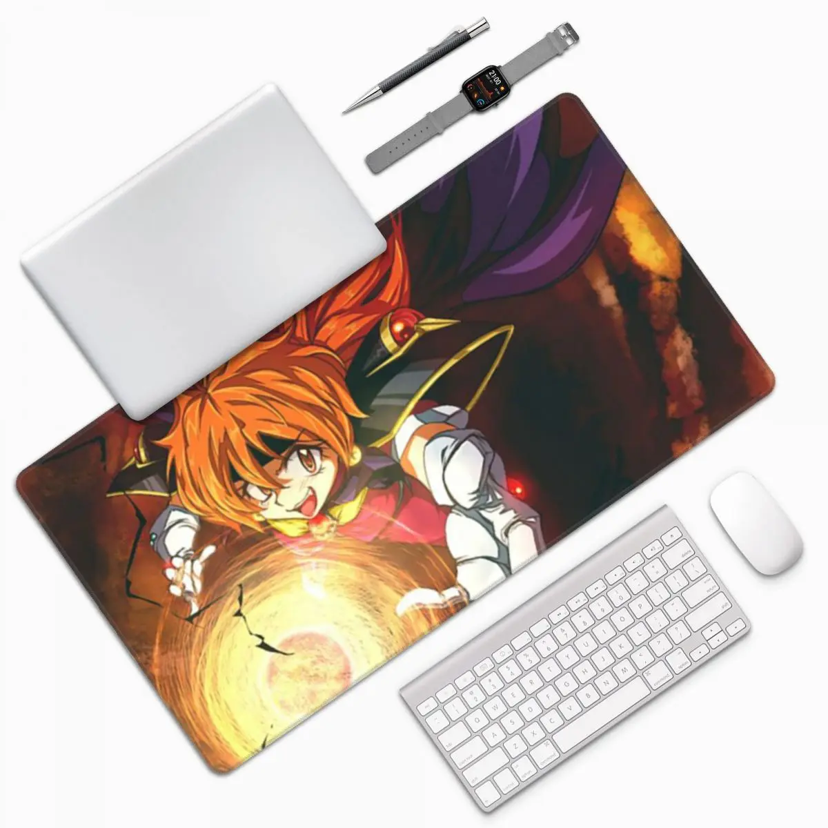 

Lina Inverse Dragon Slave Slayers Large Mouse Pad Computer Keyboard Mouse Mat Gamer PC Laptop Desk Mat Office Accessories Table