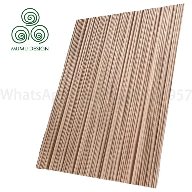 Internal Acoustic Soundproof 3D Diamond Walnut Feature Slat Decorative Wood Veneer Wall Panelling - view 2