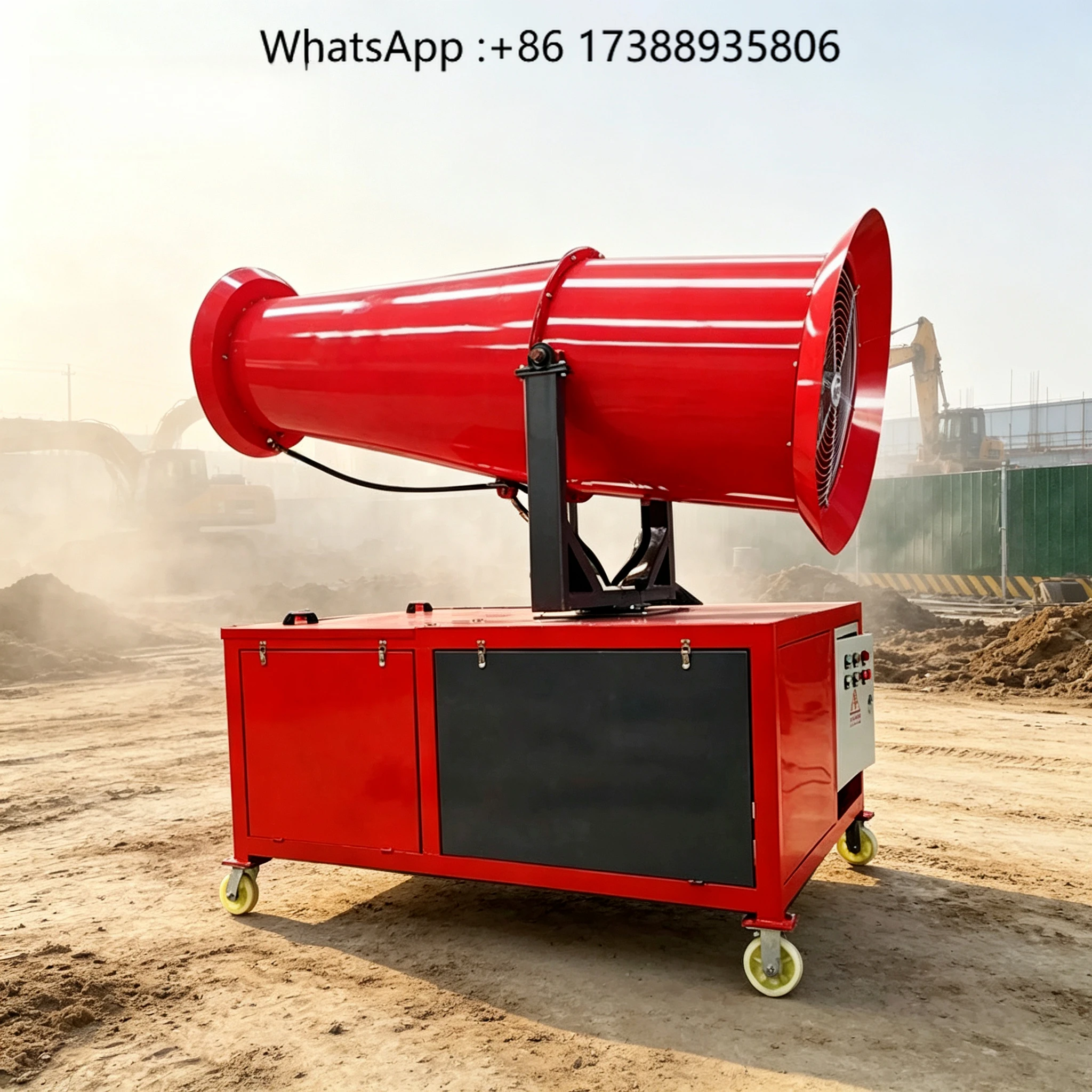 High Capacity Mist Fog Cannon Machine Remote Control Spray Equipment for Environmental Protection Site