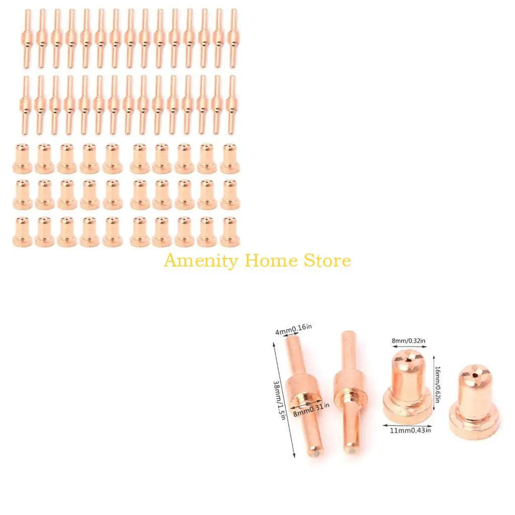 f26c-60pcs-extended-long-plasma-cutter-tip-electrodes-nozzles-welding-nozzle