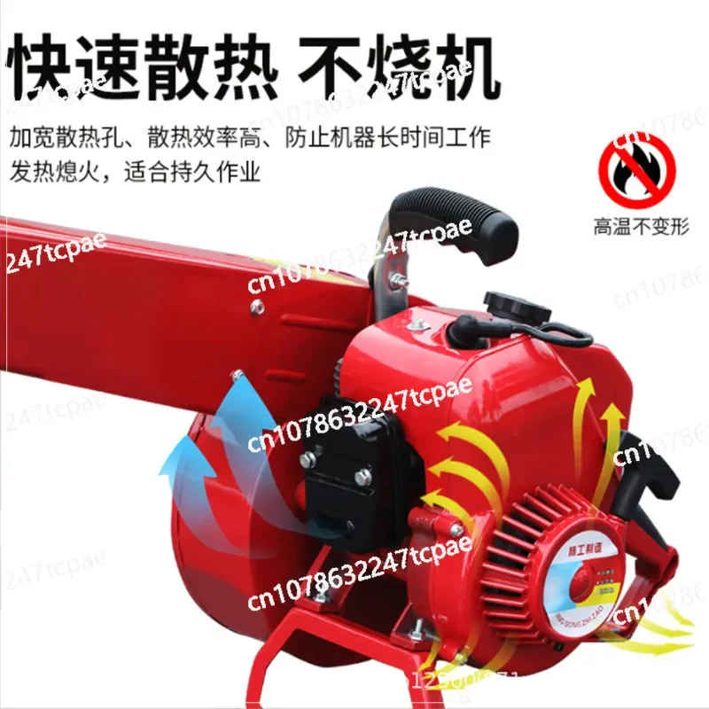 Gasoline hair dryer 6mf-32 portable two-stroke wind extinguisher construction site soot blowing leaf cleaning machine