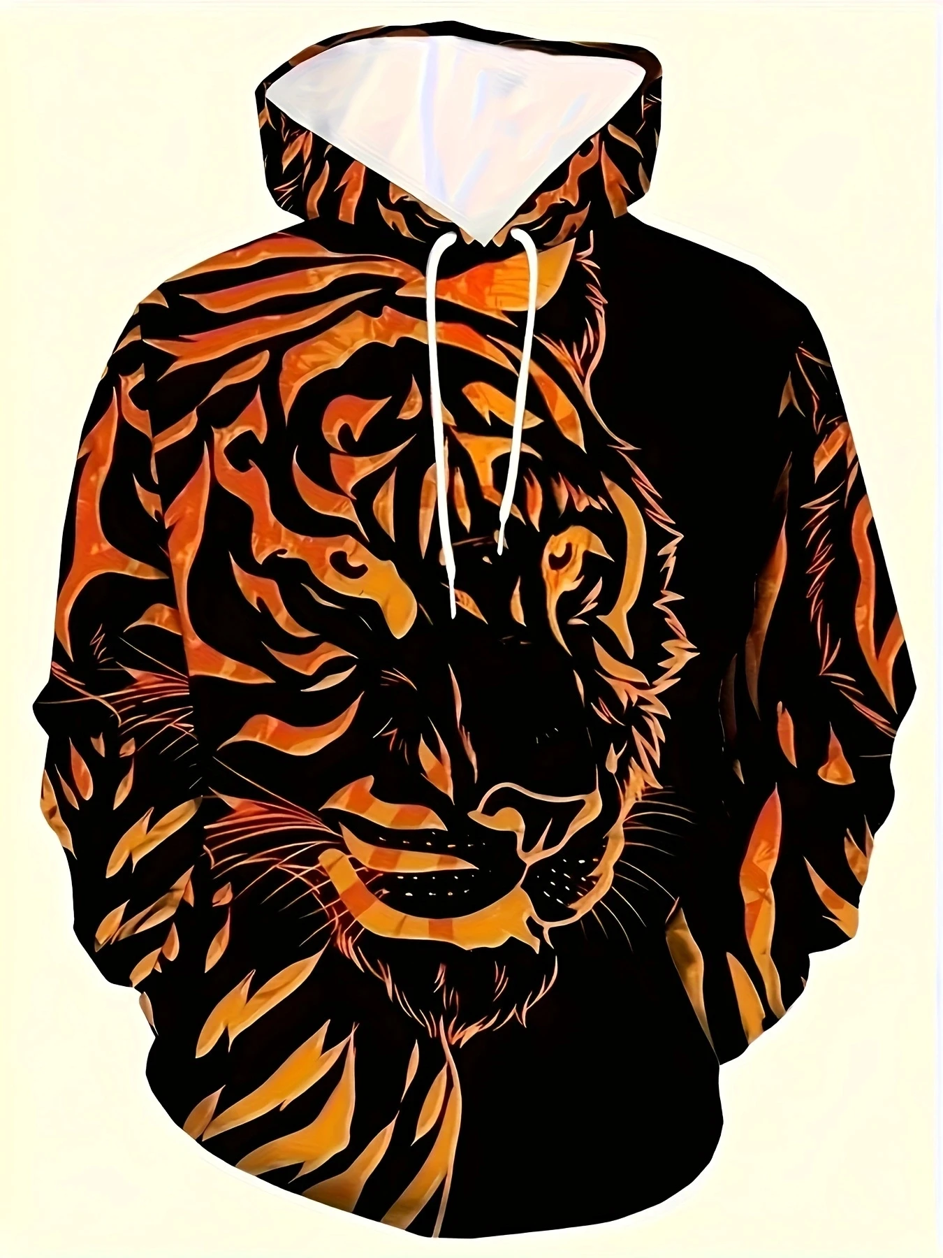 

New Printed Unisex Hoodies Novelty Print 3D Patternv Hooded Pullover Sweatshirt With Pocket Hoodie Streetwear Loose Comfortable