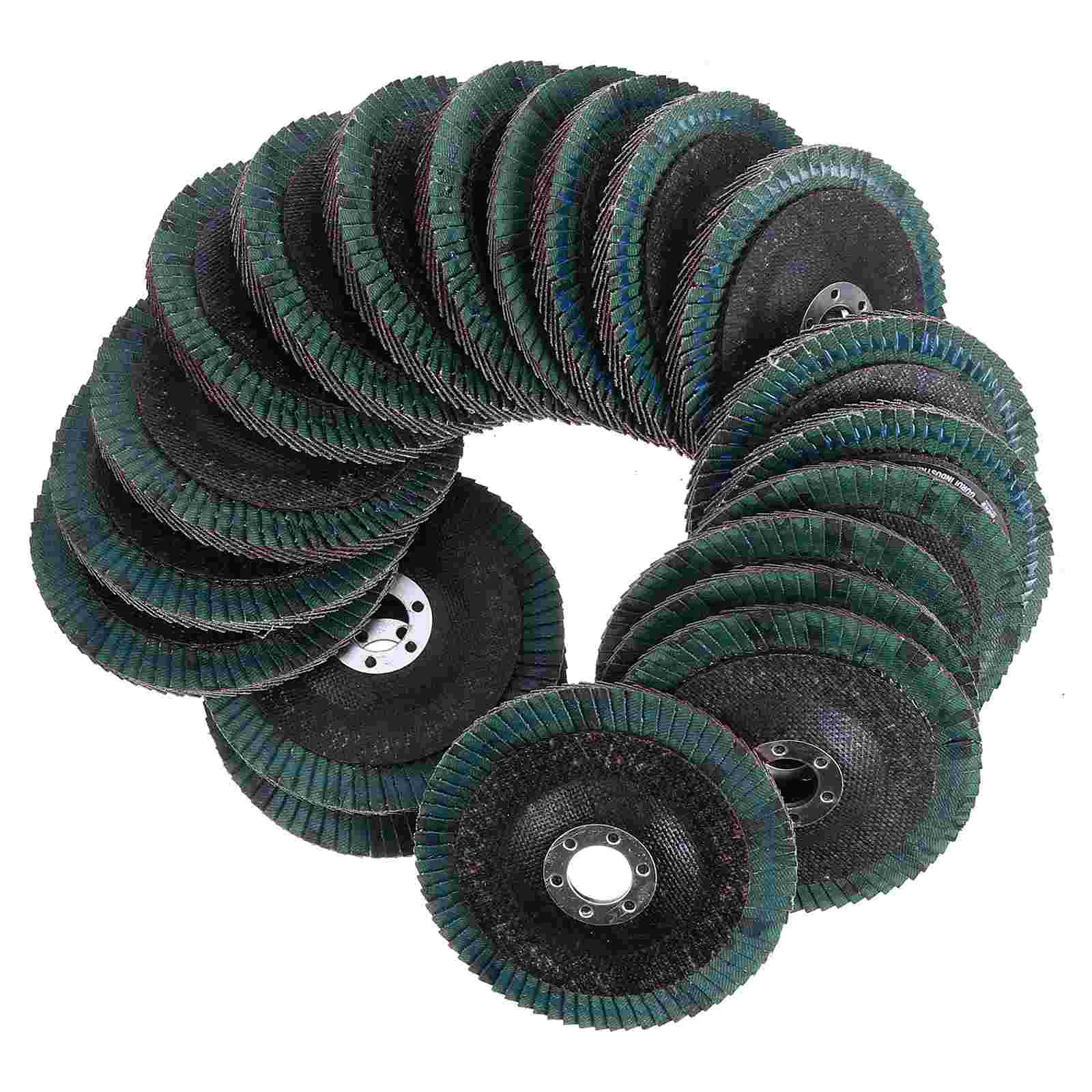 20 Pcs Angle Grinder Grinding Disc Sanding Wheel Louver Flap Discs Abrasive Cloth