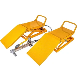 OEM Manufacturer 2T Portable Hydraulic Car Service Ramp Scissor Lift Garage Jack Auto Repair Lifter Vehicle Lifting Equipment