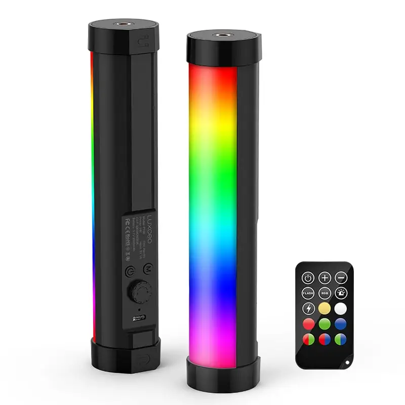 

LUXCEO P100 RGB световая трубка светодиодная портативная видео-фотографическая лампа с магнитной палочкой 3000-6000 К для фото видеоблога