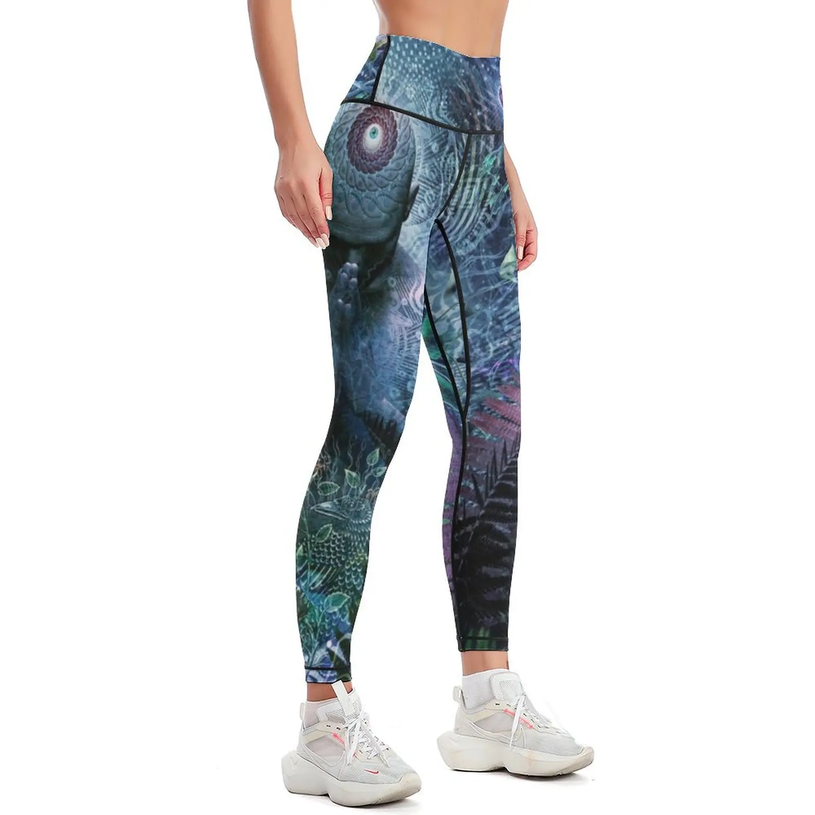 Gratitude For The Earth And Sky Leggings Leginsy push up Women's gym gym wear for fitness Womens Leggings