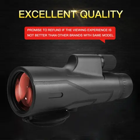 Wide Angl 12×52 강력한 ED 단안 망원경 사냥 하이킹을 위한 프리미엄 초저 분산 안개 방지 장거리 BAK4 단안