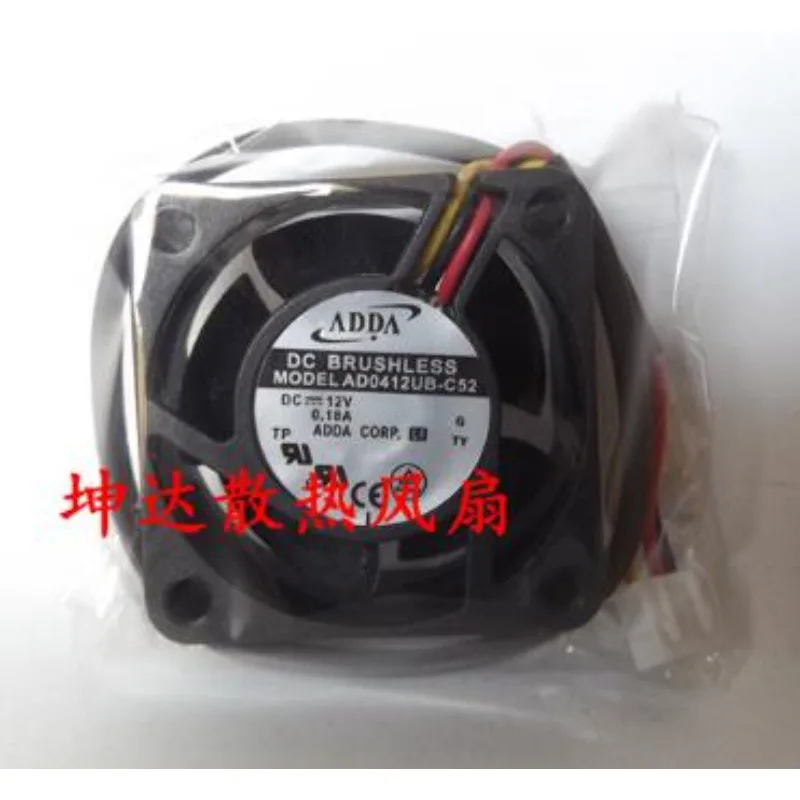 Original Fan for ADDA AD0412UB-C52 DC12V 0.18A Cooling Fan 4CM 4020 40*40*20MM