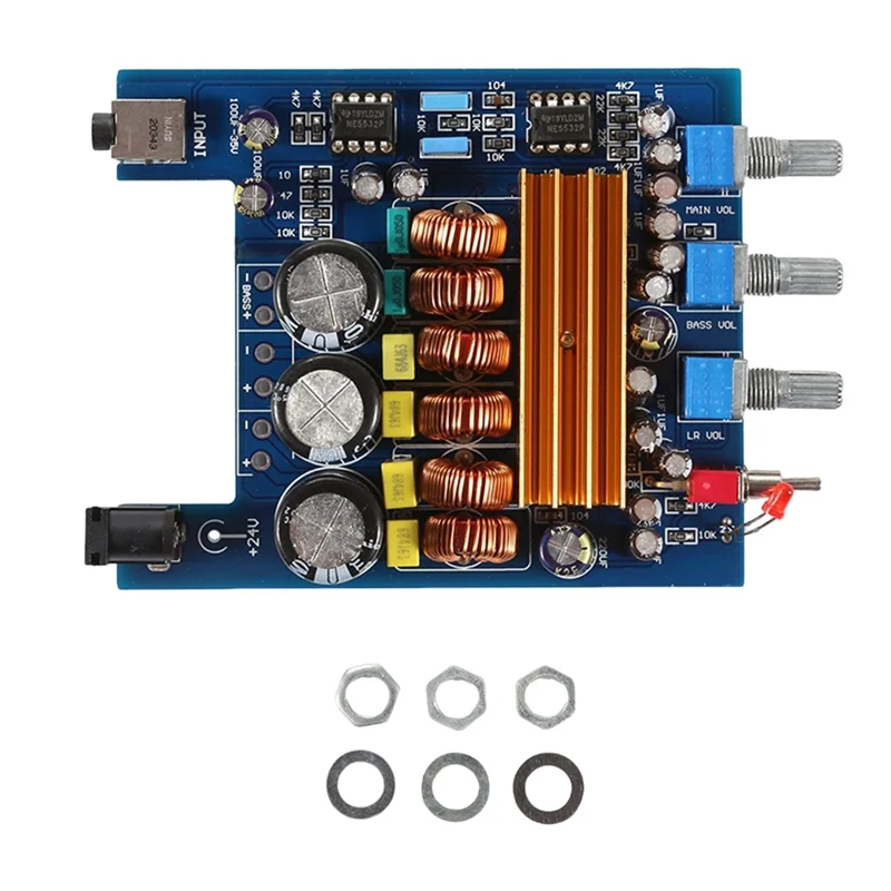 CS-TPA3116 Digital Amplifier Board Module Class D 2.1 High Power Multifunction 20Hz-20Khz Digital Amplifier Board Easy To Use