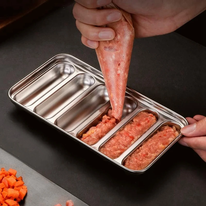 Sausage Maker Mold Meat Stuffer Kitchen Gadgets Utensils BBQ Cooking Novel Aid Casings Ham Sausage Mold Maker image 4