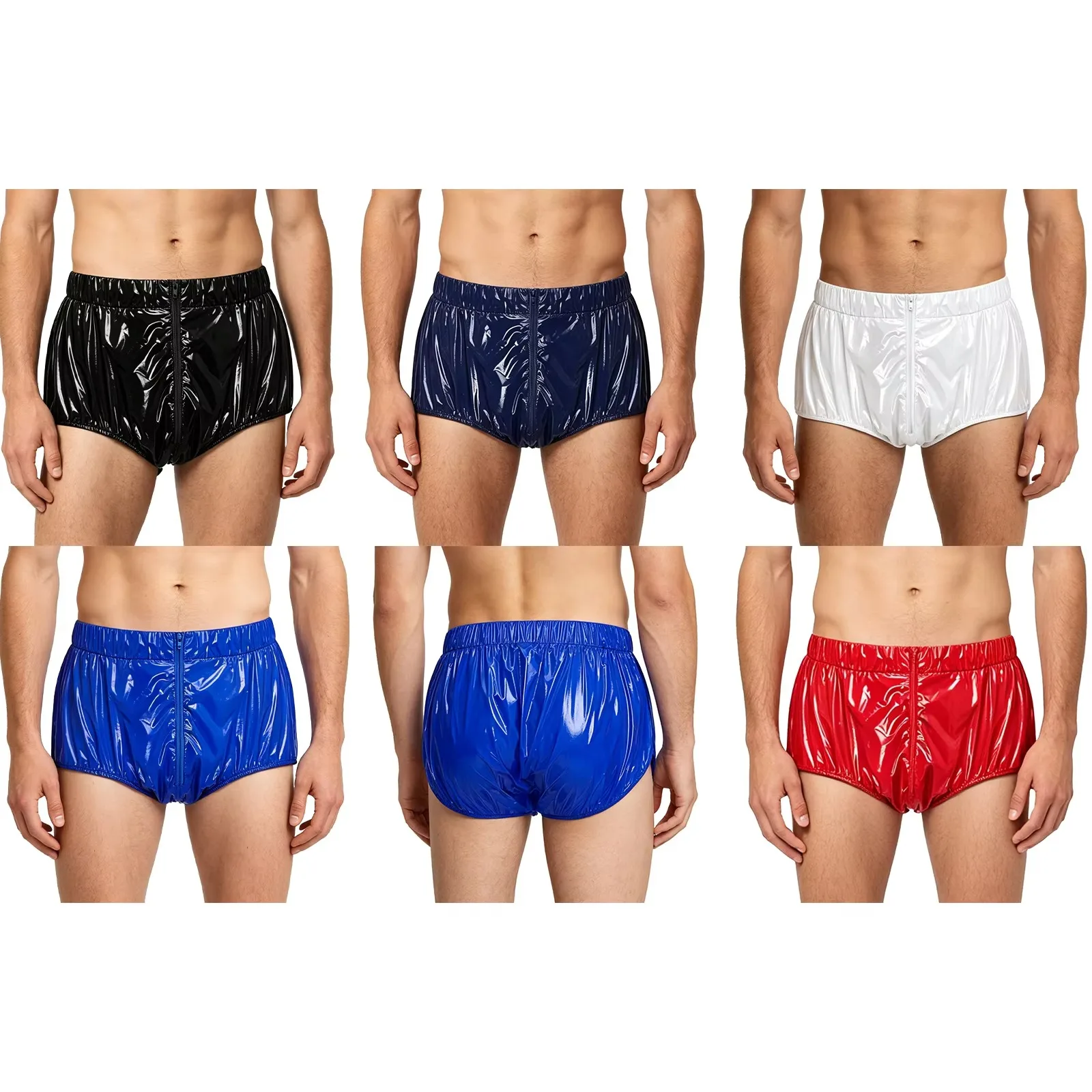 Men Waterproof Swim Trunks Swimwear Washable Reusable Leak-proof Incontinence Diaper Cover Elderly Bedridden Adaptive Underwear