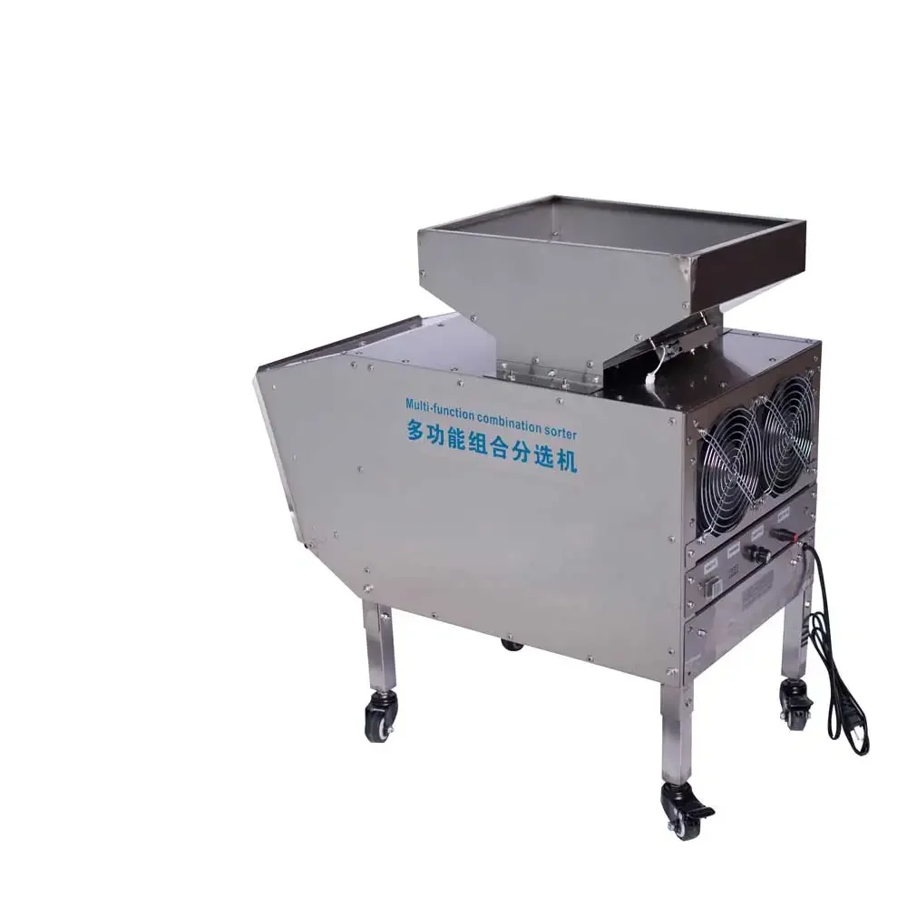 Feed Shell Grain Sieve Blowing Machine Stainless Steel Electric Wind Mill Rice Coffee Cocoa Bean Blower