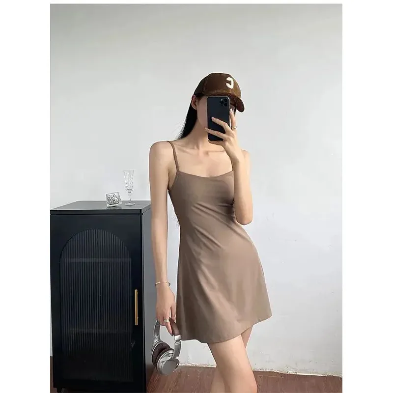 

Yoga Clothes Women's dress Hot Sling Skirt American-style Slimming Skirt
